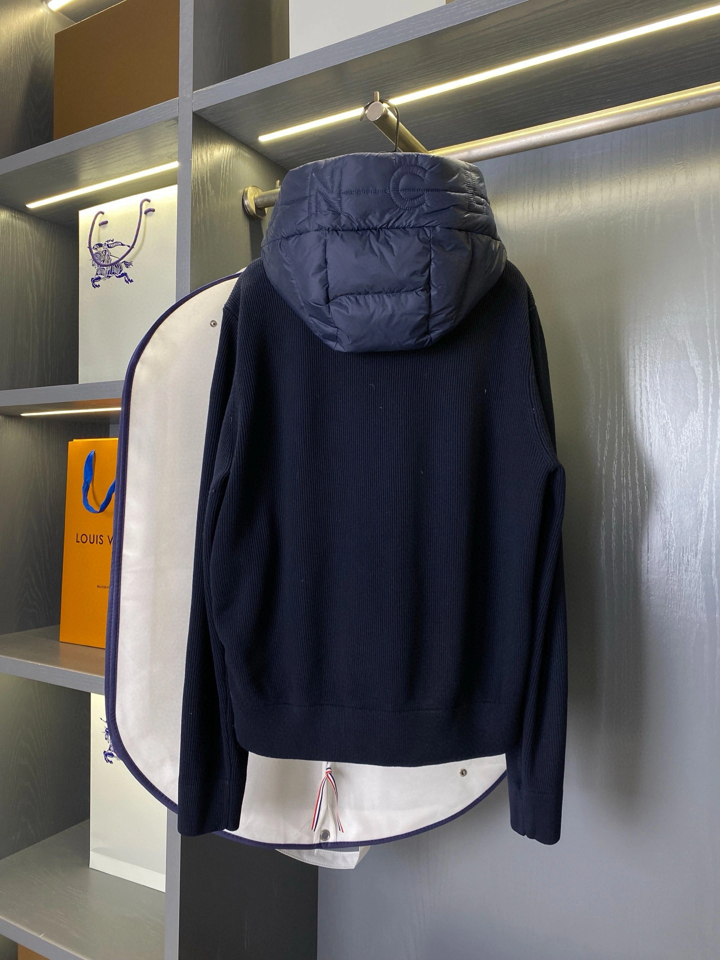 wg.luxury-- 7o9385r Down jacket white goose down wool 3colour item: E-F020J0560-3H